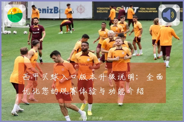 西甲买球入口版本升级说明：全面优化您的观赛体验与功能介绍